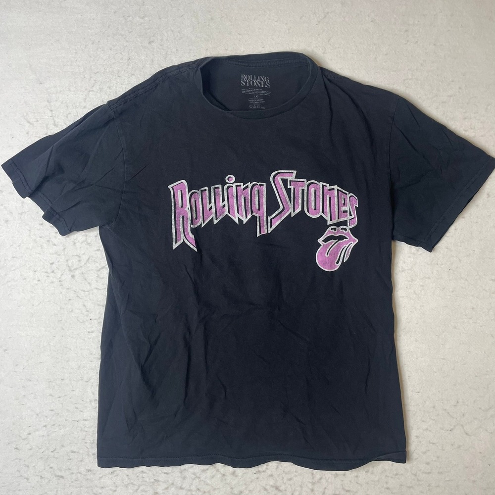 Rolling Stones Tour of America British Are Coming Black‎ T Shirt L/G